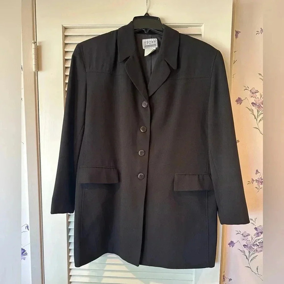 Sporto Black Women's Jacket - Picture 1 of 4